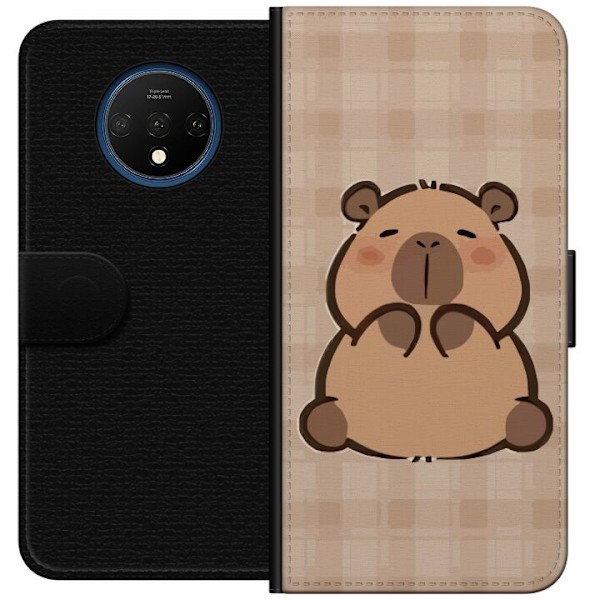OnePlus 7T Tegnebogsetui Mobilskal kawaii capybara flera figurer japansk stil