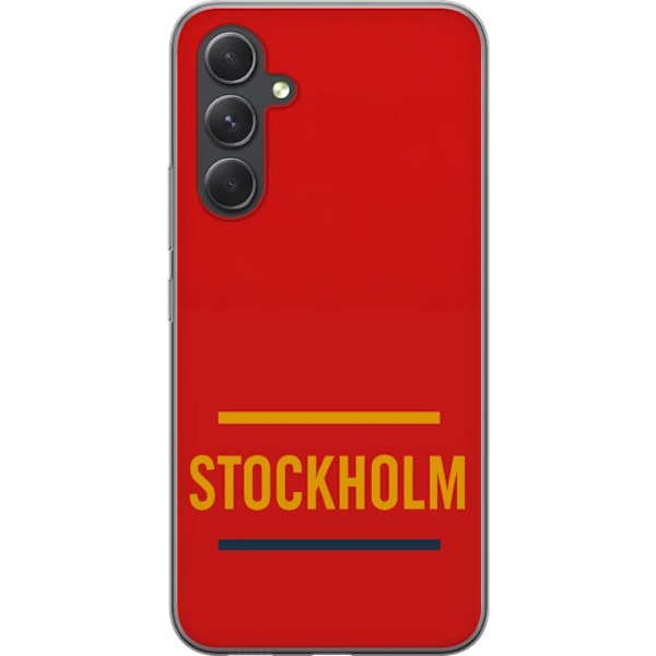 Samsung Galaxy A55 Gennemsigtig cover Stockholm – Hockey