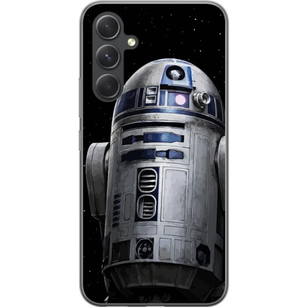 Samsung Galaxy S24 Genomskinligt Skal R2D2 Star Wars