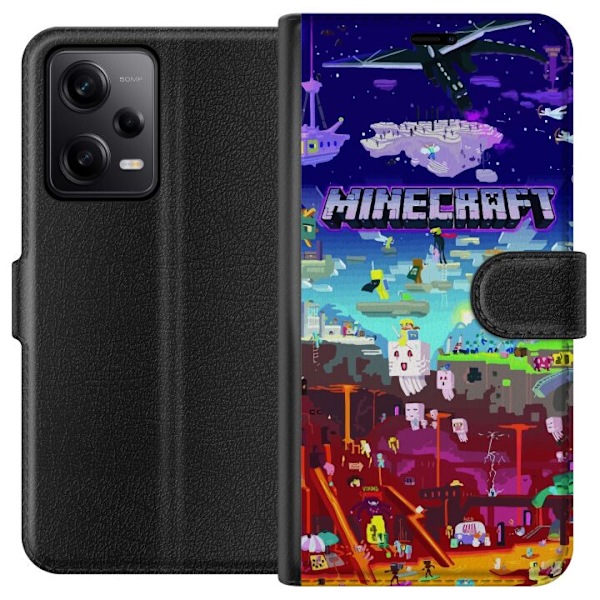 Xiaomi Redmi Note 12 Pro Tegnebogsetui Minecraft
