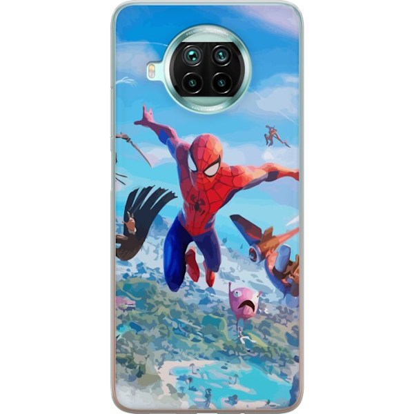 Xiaomi Mi 10T Lite 5G Gennemsigtig cover Fortnite Spiderman