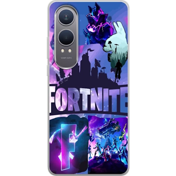 OnePlus Nord CE4 Lite Läpinäkyvä kuori Fortnite