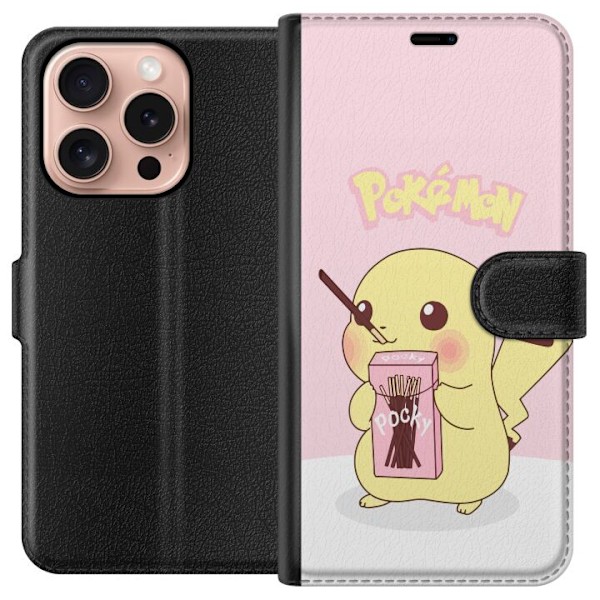 Apple iPhone 16 Pro Tegnebogsetui Pokemon