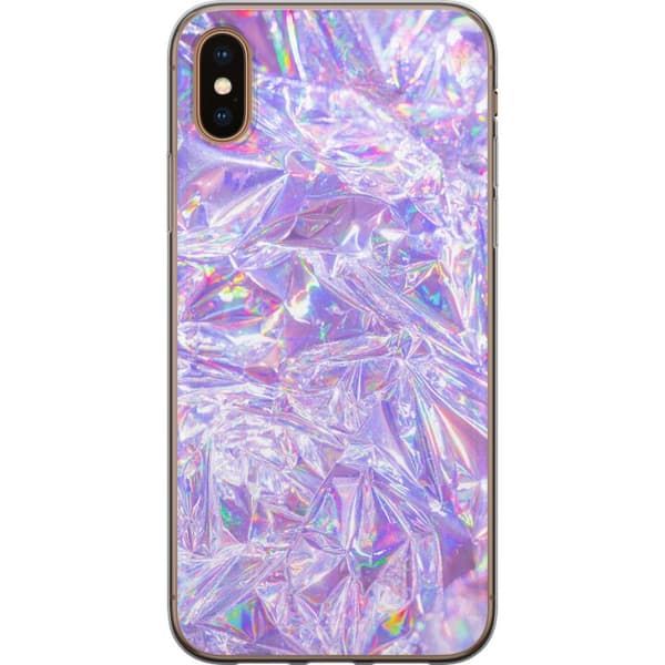 Kompatibelt Mobildeksel til Apple iPhone XS Holografiske diamanter