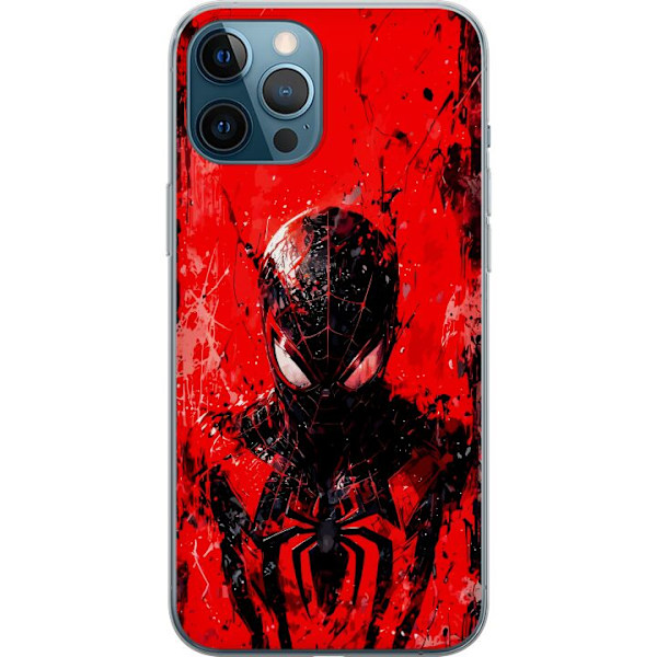 Apple iPhone 12 Pro Max Gjennomsiktig deksel Spider Man