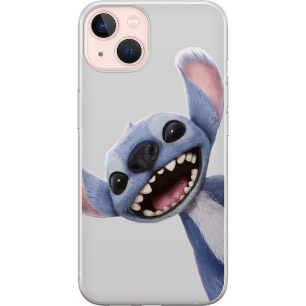 Apple iPhone 13 Genomskinligt Skal Stitch i Fart – Kawaii De