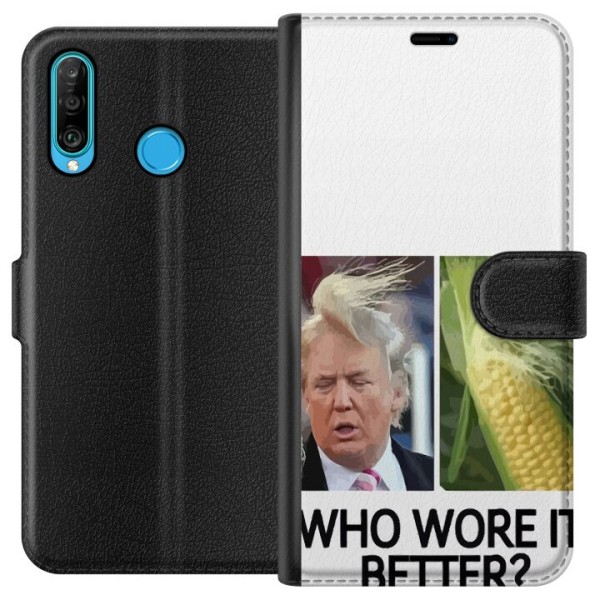 Huawei P30 lite Lompakkokotelo Trump