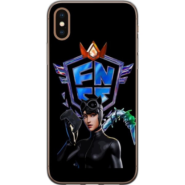 Apple iPhone XS Max Gennemsigtig cover Fortnite