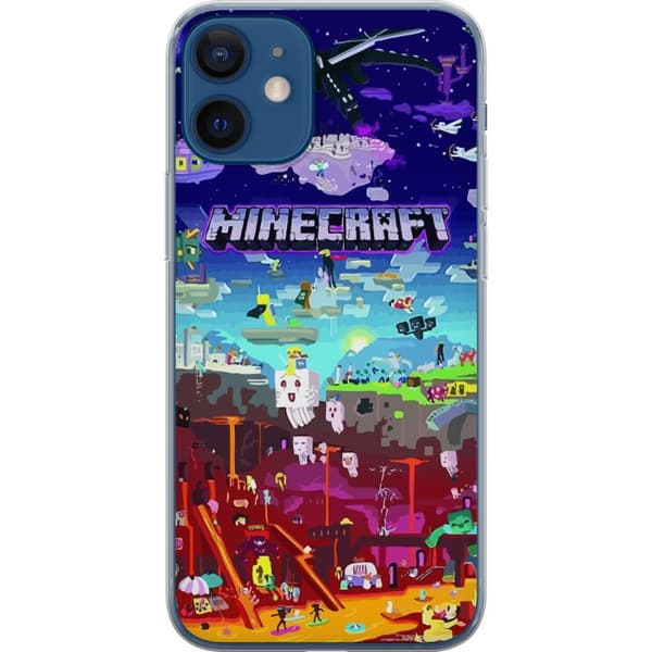 Kompatibel Mobilcover til Apple iPhone 12 MineCraft