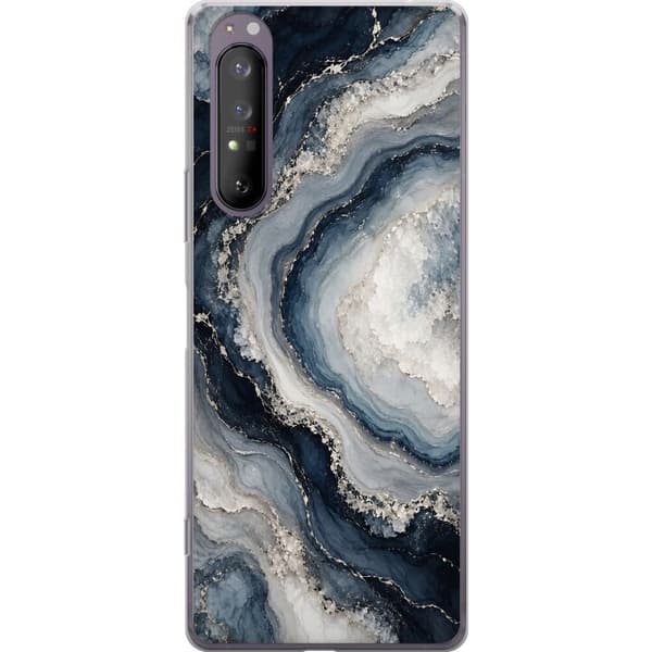 Kompatibelt Mobildeksel til Sony Xperia 1 II Nattagat blå