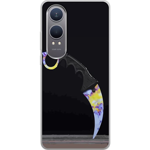 OnePlus Nord CE4 Lite Gennemsigtig cover Karambit / Butterfly