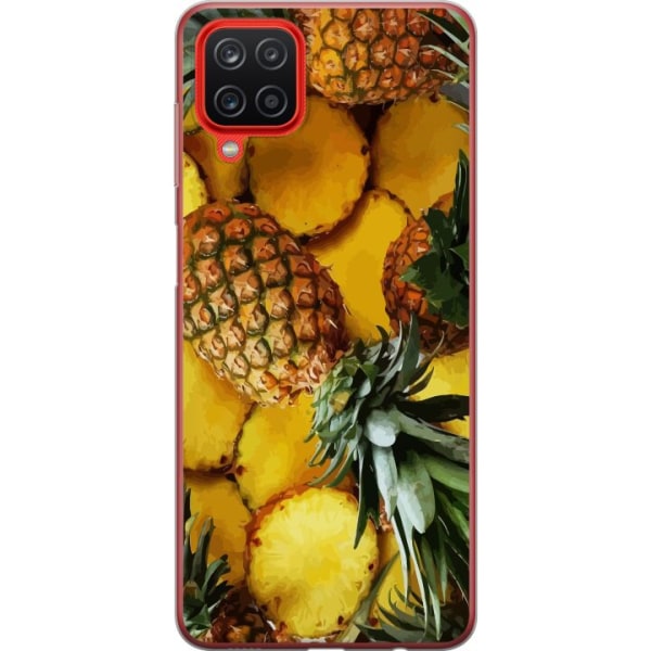 Samsung Galaxy A12 Gjennomsiktig deksel Tropisk Frukt