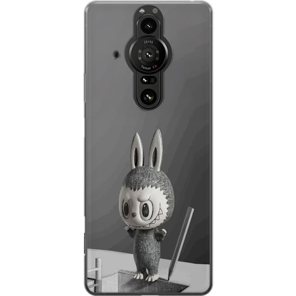 Sony Xperia Pro-I Läpinäkyvä kuori Pop Mart MEGA LABUBU LAB