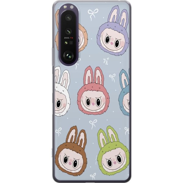 Sony Xperia 1 III Läpinäkyvä kuori Tähtikuvioitu hirviöasenne