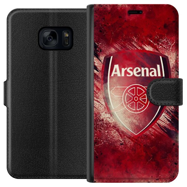 Samsung Galaxy S7 Tegnebogsetui Arsenal Fodbold
