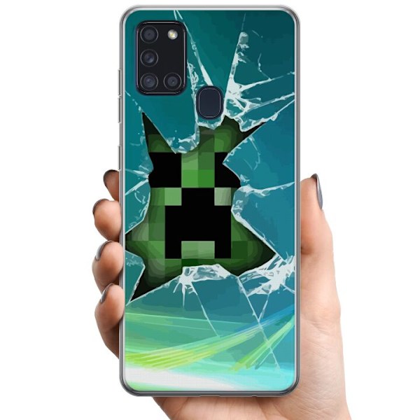 Samsung Galaxy A21s TPU Mobilskal MineCraft
