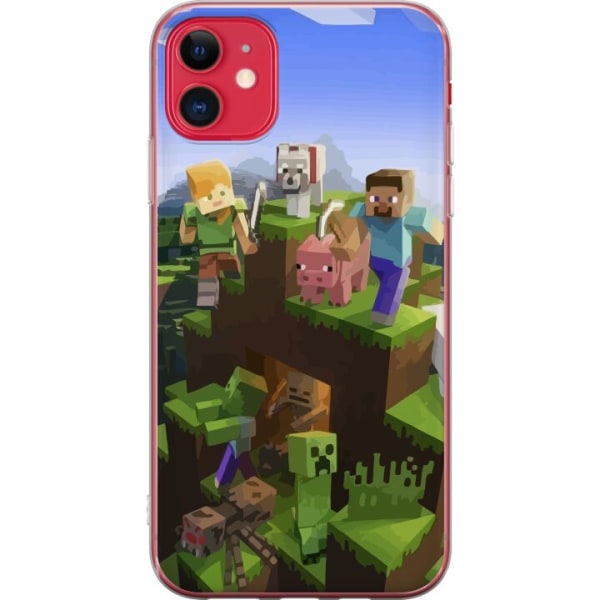 Apple iPhone 11 Cover / Mobilcover - MineCraft