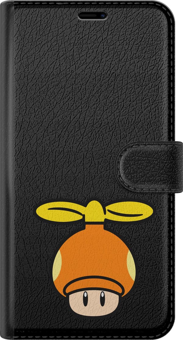 Kompatibelt Lommeboketui til Apple iPhone 17e Oransje propellsopp - Oransje motiv med oransje propellsopp. oransje