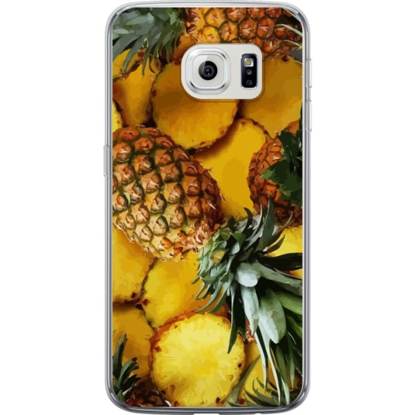 Samsung Galaxy S6 edge Genomskinligt Skal Tropisk Frukt