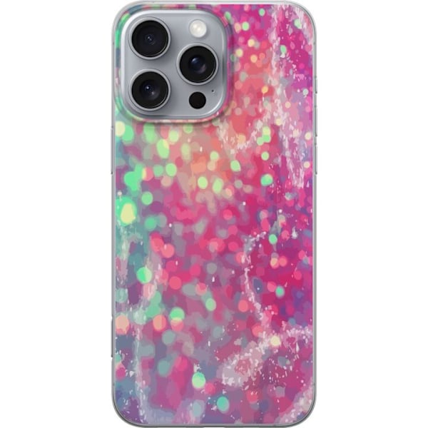 Apple iPhone 16 Pro Max Gennemsigtig cover Glitter