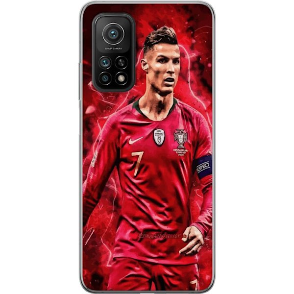 Xiaomi Mi 10T 5G Genomskinligt Skal Ronaldo Skills – CR7 Design för Äkta Supporters