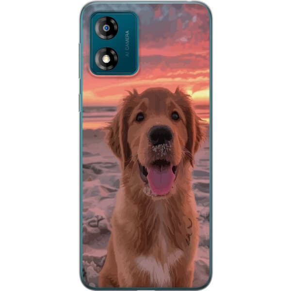 Kompatibelt Mobilskal till Motorola Moto E13 Hund