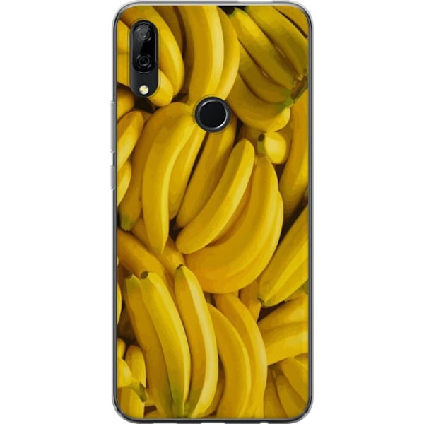 Huawei P Smart Z Genomskinligt Skal Banana Pattern – lekfull
