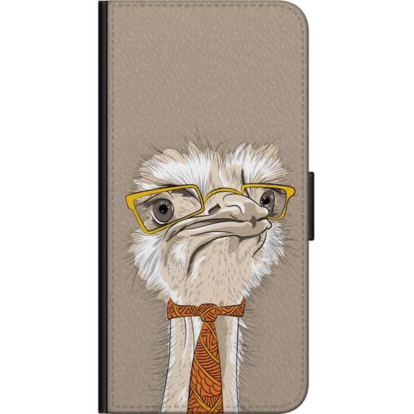 Kompatibelt Lommeboketui til Nokia G20 Beige strutseprofessor beige