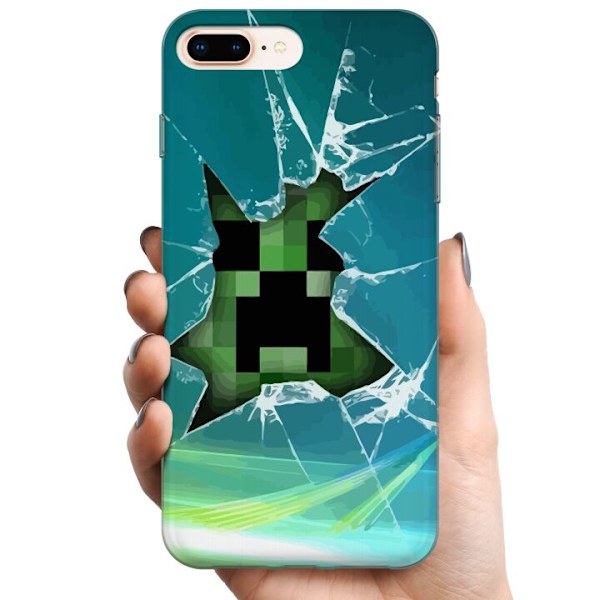 Apple iPhone 7 Plus TPU Mobilskal MineCraft