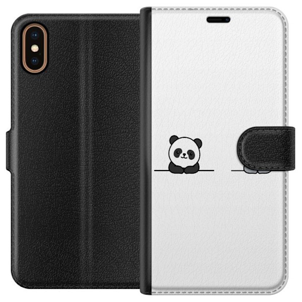 Apple iPhone X Plånboksfodral Panda Koala