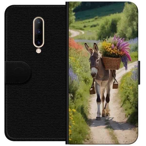 OnePlus 7 Pro Lompakkokotelo Aasi Eläinaihe Rauhallinen Suunnittelu Luontoaihe Suosittu Koristelu Huumori Graafinen Eläinteema Eksoottinen