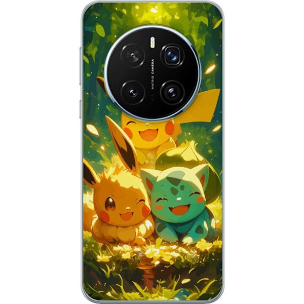 Honor Magic7 Pro Genomskinligt Skal Pixelmonster spelstil – färgstark design för retroälskande gamers