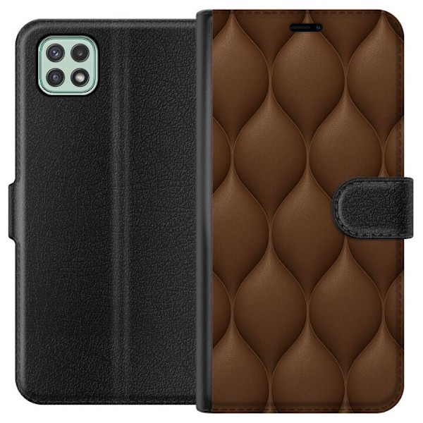 Samsung Galaxy A22 5G Plånboksfodral Cocoa Scales