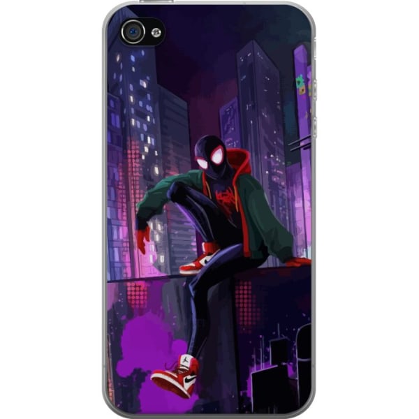 Apple iPhone 4 Gjennomsiktig deksel Fortnite - Spider-Man