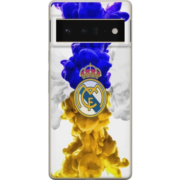 Google Pixel 6 Pro Gennemsigtig cover Real Madrid Farver