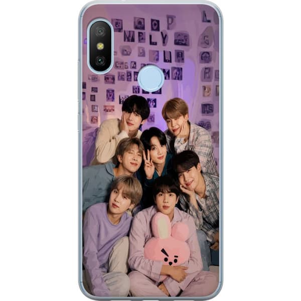 Kompatibelt Mobildeksel til Xiaomi Mi A2 Lite BTS lila