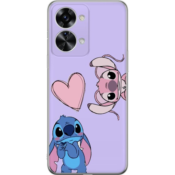 OnePlus Nord 2T Gjennomsiktig deksel Stitch Mode