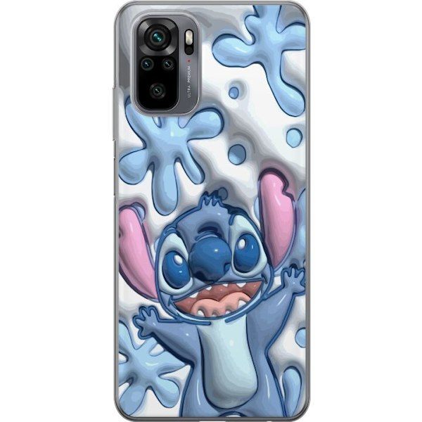 Xiaomi Redmi Note 10 Genomskinligt Skal Bubbliga Stitch