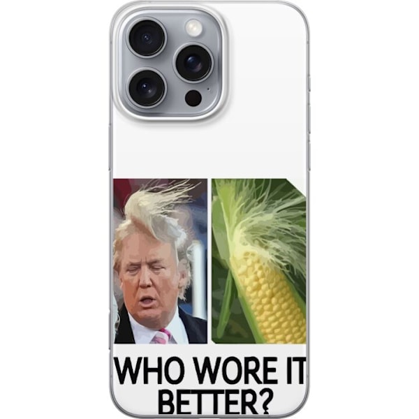 Apple iPhone 16 Pro Max Läpinäkyvä kuori Trump