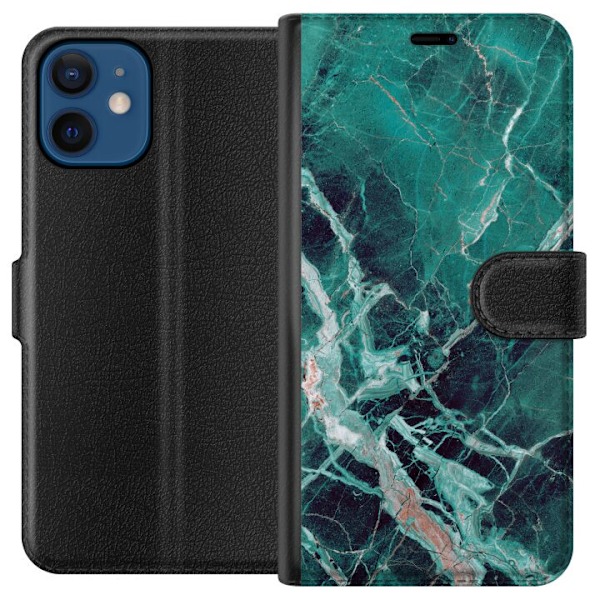 Apple iPhone 12  Tegnebogsetui Marmar