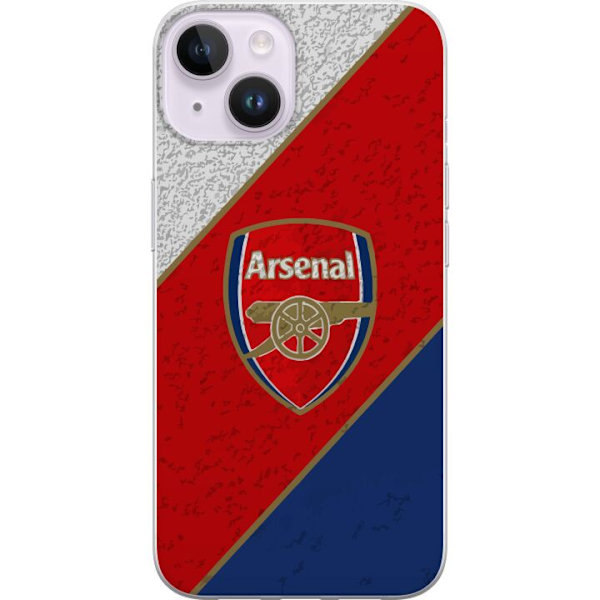 Apple iPhone 15 Genomskinligt Skal Arsenal