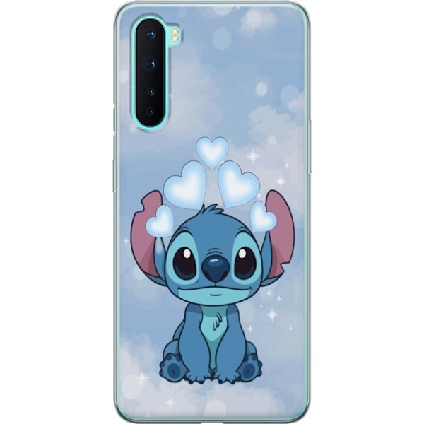 OnePlus Nord Läpinäkyvä kuori Stitch Hyppäävä Ilo - Haus