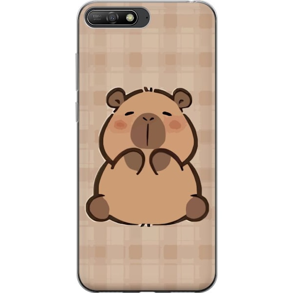 Huawei Y6 (2018) Genomskinligt Skal Mobilskal kawaii capybara flera figurer japansk stil