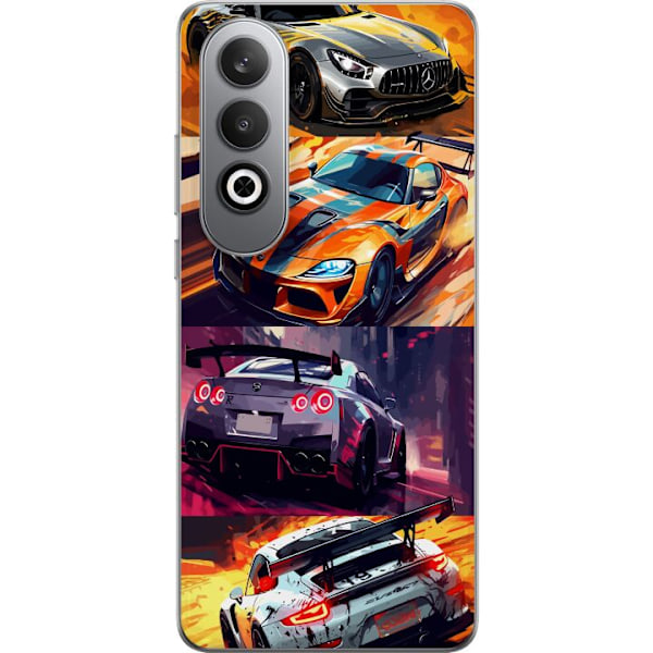 OnePlus Nord CE4 Genomskinligt Skal Rally Fever – fartfyllt