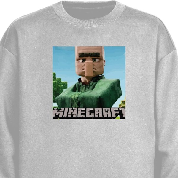 Sweatshirt for Voksen | Klassisk Collegegenser A Minecraft Mov