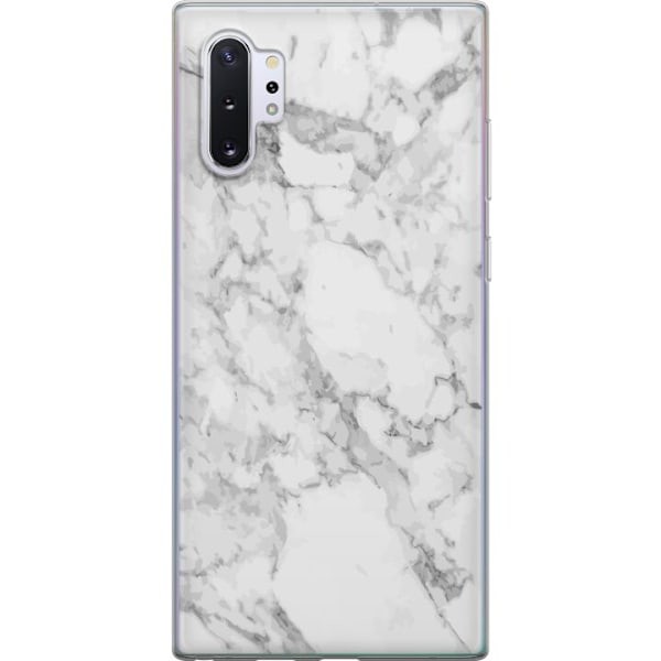 Samsung Galaxy Note10+ Gennemsigtig cover Marmor