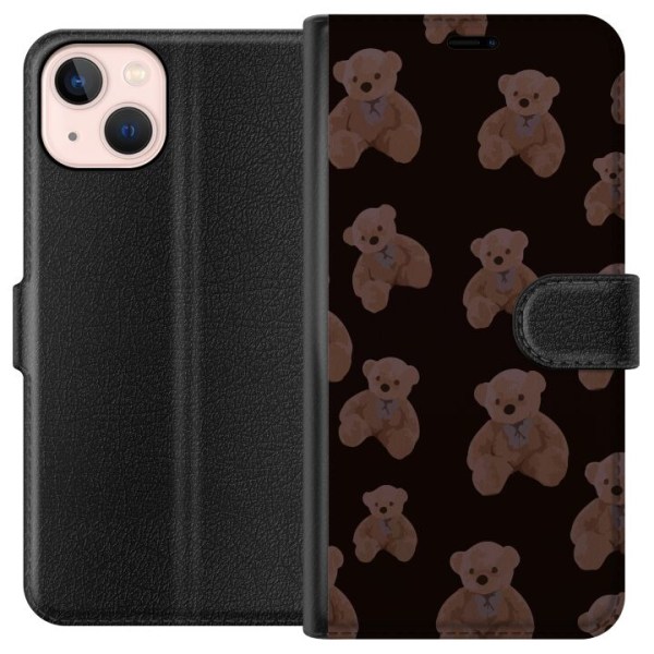 Apple iPhone 13 mini Tegnebogsetui En bjørn flere bjørne
