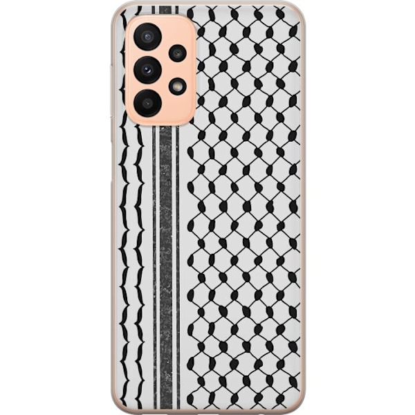 Samsung Galaxy A23 5G Gennemsigtig cover Palæstinensisk møns