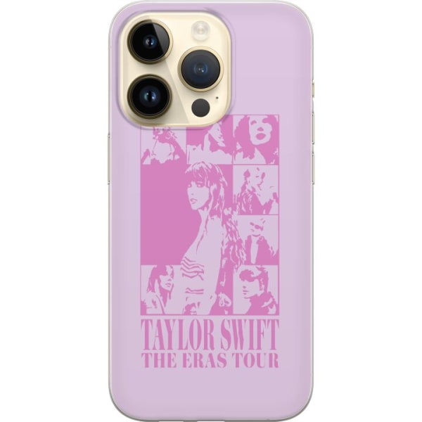 Apple iPhone 14 Pro Genomskinligt Skal Taylor Swift - Pink