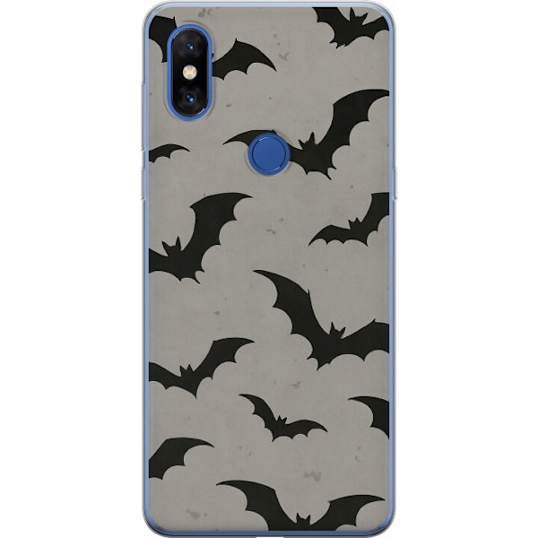 Xiaomi Mi Mix 3 Gennemsigtig cover Flutterprint